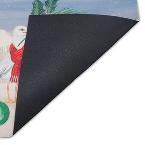 Liora Manne Illusions Peck The Halls Indoor Outdoor Mat Snow