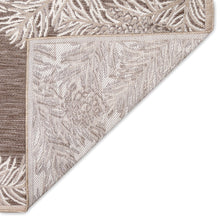 Load image into Gallery viewer, Liora Manne Malibu Pine Border Indoor Outdoor Area Rug Neutral