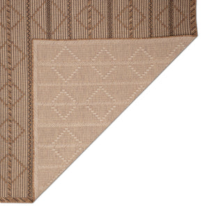 Liora Manne Monterey Delicate Diamond Indoor Outdoor Area Rug Black