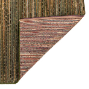 Liora Manne Marina Stripes Indoor Outdoor Area Rug Green