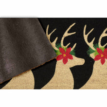 Load image into Gallery viewer, Liora Manne Natura Deer Outdoor Mat Door Black 1&#39;6&quot; x 2&#39;6&quot;