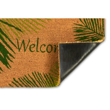 Load image into Gallery viewer, Liora Manne Natura Palm Border Outdoor Door Mat Green