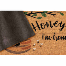 Load image into Gallery viewer, Liora Manne Natura Honey I&#39;m Home Outdoor Door Mat Natural