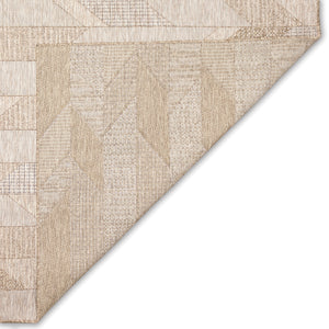 Liora Manne Orly Angles Indoor Outdoor Area Rug Natural