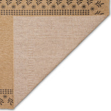 Load image into Gallery viewer, Liora Manne Sahara Block Print Border Indoor Outdoor Area Rug Natural