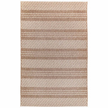 Load image into Gallery viewer, Liora Manne Belmont Horizontal Stripe Indoor Outdoor Area Rug Beige 9&#39;2&quot; x 12&#39;3&quot;