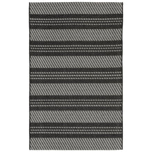 Load image into Gallery viewer, Liora Manne Belmont Horizontal Stripe Indoor Outdoor Area Rug Charcoal