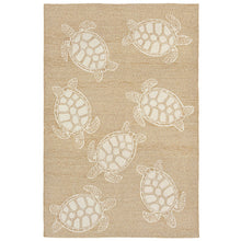 Load image into Gallery viewer, Liora Manne Capri Turtle Indoor Outdoor Area Rug Neutral