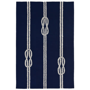 Liora Manne Capri Ropes Indoor Outdoor Area Rug Navy