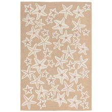 Load image into Gallery viewer, Liora Manne Capri Starfish Indoor Outdoor Area Rug Neutral