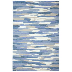 Liora Manne Capri Cloud Indoor Outdoor Area Rug Soft Blue