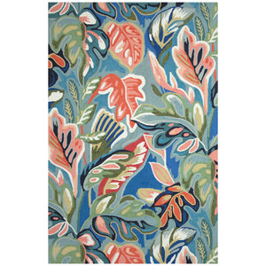 Liora Manne Capri On Holiday Indoor Outdoor Rug Aqua