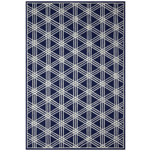 Load image into Gallery viewer, Liora Manne Capri Hex Indoor Outdoor Rug Navy