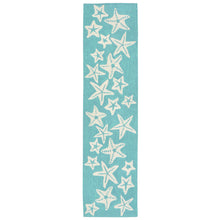 Load image into Gallery viewer, Liora Manne Capri Starfish Indoor Outdoor Area Rug Aqua