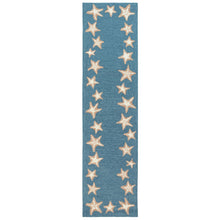 Load image into Gallery viewer, Liora Manne Capri Starfish Border Indoor Outdoor Area Rug Aqua