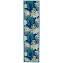 Load image into Gallery viewer, Liora Manne Capri Patchwork Palms Indoor Outdoor Area Rug Navy