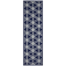 Load image into Gallery viewer, Liora Manne Capri Hex Indoor Outdoor Rug Navy