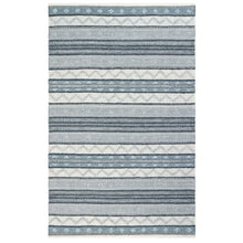 Load image into Gallery viewer, Liora Manne Cosmos Gypsy Stripe Indoor Outdoor Area Rug Grey