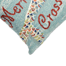 Load image into Gallery viewer, Liora Manne Frontporch Mermaid Crossing Indoor Outdoor Decorative Pillow Water