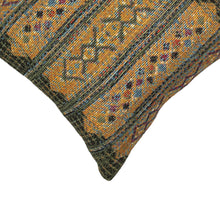 Load image into Gallery viewer, Liora Manne Marina Tribal Stripe Indoor Outdoor Decorative Pillow Green