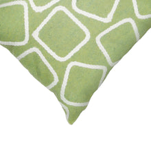 Load image into Gallery viewer, Liora Manne Visions I Squares Indoor Outdoor Decorative Pillow Lime