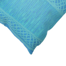 Load image into Gallery viewer, Liora Manne Visions II Celtic Stripe Indoor Outdoor Decorative Pillow Emerald
