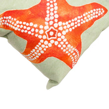 Load image into Gallery viewer, Liora Manne Visions II Starfish Indoor Outdoor Decorative Pillow Seafoam