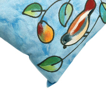 Load image into Gallery viewer, Liora Manne Visions III Song Birds Indoor Outdoor Decorative Pillow Blue