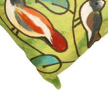Load image into Gallery viewer, Liora Manne Visions III Song Birds Indoor Outdoor Decorative Pillow Green
