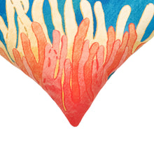 Load image into Gallery viewer, Liora Manne Visions III Reef &amp; Fish Indoor Outdoor Decorative Pillow Coral