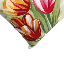 Load image into Gallery viewer, Liora Manne Visions IV Tulips Indoor Outdoor Decorative Pillow Warm