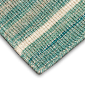 Liora Manne Aruba Faded Stripe Indoor Area Rug Aqua