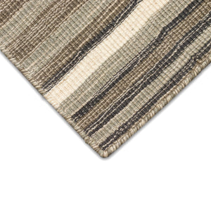 Liora Manne Aruba Faded Stripe Indoor Area Rug Grey