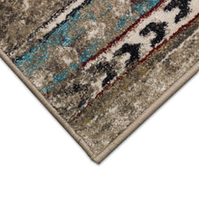 Load image into Gallery viewer, Liora Manne Ashford Diamond Trio Indoor Area Rug Ivory Blue