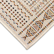 Load image into Gallery viewer, Liora Manne Avena Panel Stripe Indoor Outdoor Area Rug Ivory