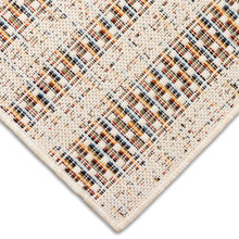 Load image into Gallery viewer, Liora Manne Avena Mosaic Stripe Indoor Outdoor Area Rug Ivory