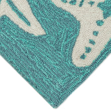 Load image into Gallery viewer, Liora Manne Capri Starfish Indoor Outdoor Area Rug Aqua