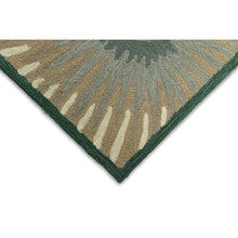 Load image into Gallery viewer, Liora Manne Capri Pleated Inkcap Indoor Outdoor Area Rug Aqua
