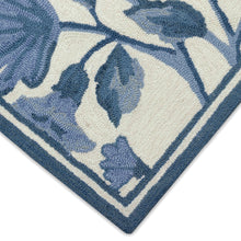 Load image into Gallery viewer, Liora Manne Capri Floral Vine Indoor Outdoor Area Rug Blue