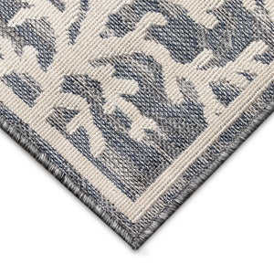 Liora Manne Cove  Coral Indoor Outdoor Area Rug Blue