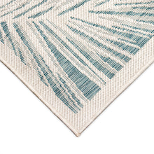 Load image into Gallery viewer, Liora Manne Carmel Fronds Indoor Outdoor Area Rug Aqua