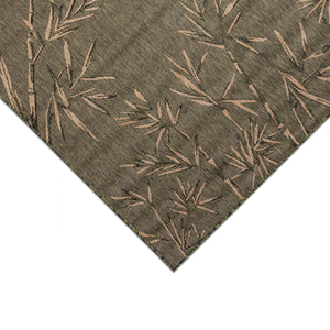 Liora Manne Carmel Bamboo Border Indoor Outdoor Area Rug Green