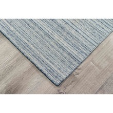 Load image into Gallery viewer, Liora Manne Dakota Stripe Indoor Outdoor Area Rug Blue