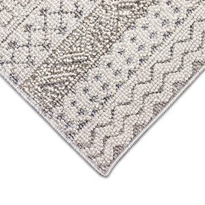Liora Manne Dunes Geo Stripe Indoor Outdoor Area Rug Silver