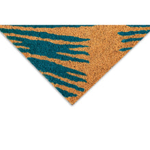 Load image into Gallery viewer, Liora Manne Dwell Palm Border Outdoor Mat Blue L