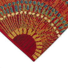 Load image into Gallery viewer, Liora Manne Esencia Circles Indoor Outdoor Mat Saffron