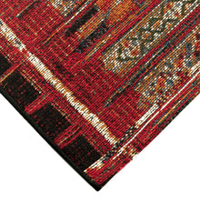 Load image into Gallery viewer, Liora Manne Esencia Tribal Stripe Indoor Outdoor Mat Red
