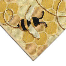 Load image into Gallery viewer, Liora Manne Esencia Bee Free Indoor Outdoor Mat Honey