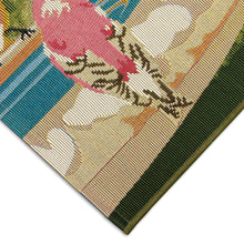 Load image into Gallery viewer, Liora Manne Esencia Bathing Birdies Indoor Outdoor Mat Green
