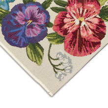 Load image into Gallery viewer, Liora Manne Esencia Secret Garden Indoor Outdoor Mat Cream